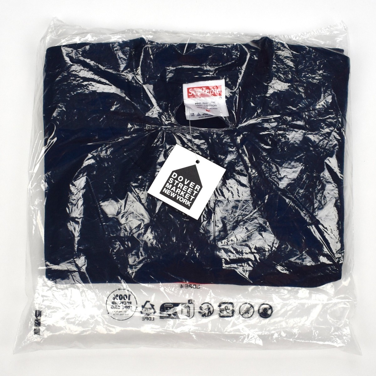 NWT Supreme Grinch Tee SEALED Navy Blue T-Shirt Christmas FW24