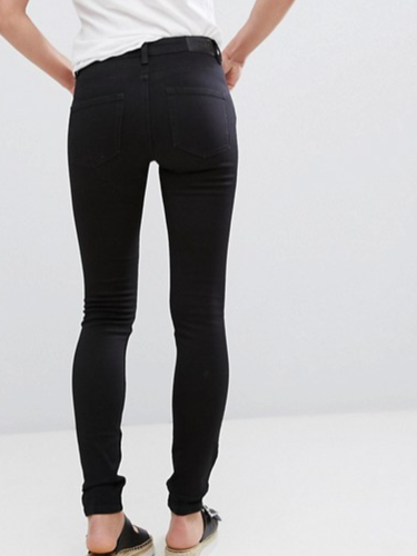 Monki mocki Women's slim mid waist jeans Size 4 24inch waist RRP £30 | eBay
