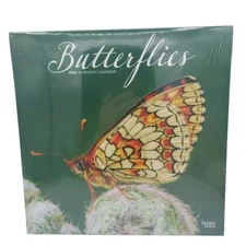 2024 BrownTrout Butterflies 12" x 12" Monthly Wall Calendar (9781975462031)