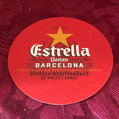 BREWERIANA - ESTRELLA DAMM - BARCELONA - CERVEZA MEDITERRANEA - BIERDECKEL - T30
