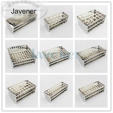 Various Diam x Holes Stainless Steel Test Tube Rack Holder Science Lab Stroge