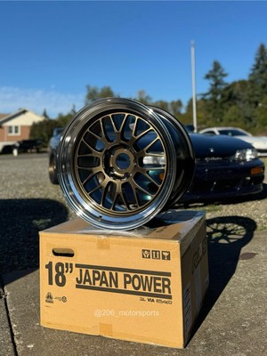 RAYS VOLK RACING 21A SPEC-SR 18x9.5 +22 / 18x10.5 +22 5X120 (STAGGERED SET)