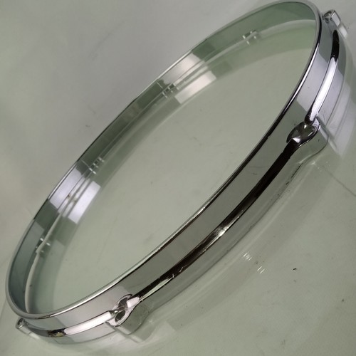 Gretsch 16"Die-Cast 8Lug Floor Tom Drum Rim Hoop Vintage 70s Chrome SSB StopSign - Picture 3 of 7