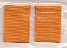 BSA VARSITY SCOUT BLAZE ORANGE SHOULDER EPAULET LOOPS UNIFORM SHIRT 1 PAIR MINT 
