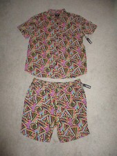 NWT 2pc Lounge Cruise Vacation Bathing suit Set size XL vintage inspired