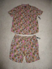 NWT 2pc Lounge Cruise Vacation Bathing suit Set size XL vintage inspired