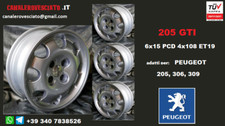 Leichtmetallfelgen 6j 15 Zoll Peugeot GTi 205 1.6 1.9 306 309 felgen wheels TUV