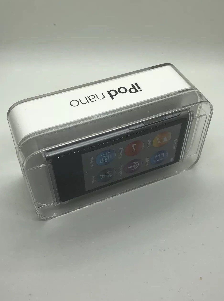 Apple iPod Nano 7. Generation Spacegrau Space Grey Gray Grau 16GB NEU NEW