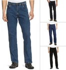 BIG SIZE - WRANGLER TEXAS Stretch Jeans Regular Mens Black Blue Denim Kingsize