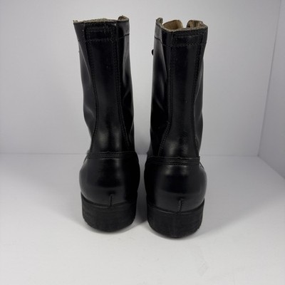 Genesco CIC Vintage US Military Combat Boots Black Leather Lace Up Size 12 N Genesco CIC Vintage US Military Combat Boots Black Leather  main image 2