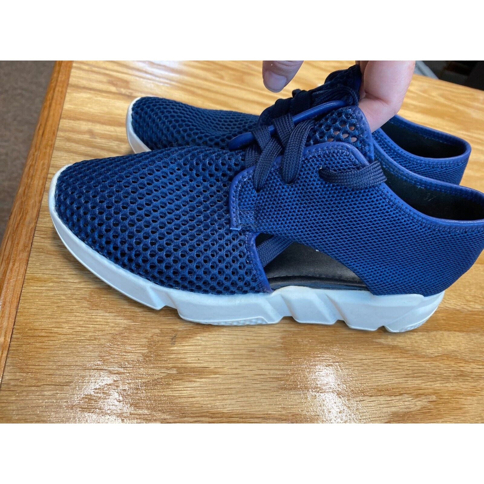 SAOLA Sneakers All Black Uomo 6.5 Blu Maglia Basse Stringate Running Scarpe Sportive S23