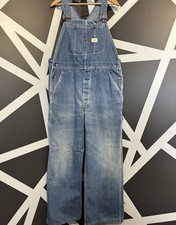 VTG Big Mac JCPenney Denim Overalls Square Bak Men  s Sz-38 See Measurements