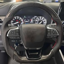 Carbon Fiber Steering Wheel Fit For 2020-2023 Toyota Highlander No Heated
