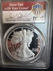 2011-W Proof $1 American Silver Eagle Coin PCGS PR70DCAM, David Hall Signed