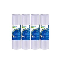 EXCELPURE 5 Micron 10" x 2.5" Whole House Sediment Home Water Filter - 4 Pack