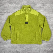 NAPAPIJRI x MARTINE ROSE Size L Men Green T-CRANTOCK Fleece Zip Pullover Jacket