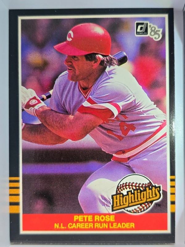 1985 Donruss Highlights #10 Pete Rose