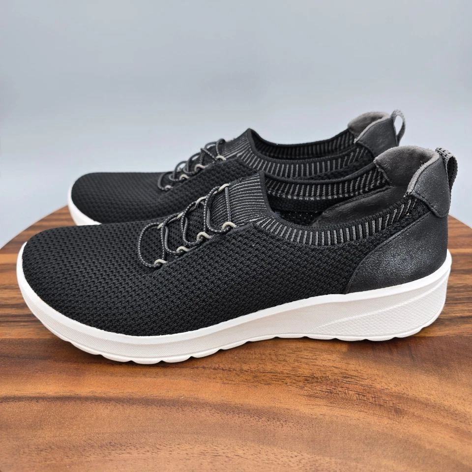 Bzees Shoes Women's 8 M Black Knit Slip On Gold Rush Comfort Casual Sneakers - Image 3 of 4