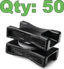 (50) HellermanTyton 151-06502 Rotation Cable Tie Mount DSWS50HSK2