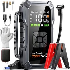 Yaberauto 6000a Jump Starter W150psi Air Compressor 10-in-1 150w Dc
