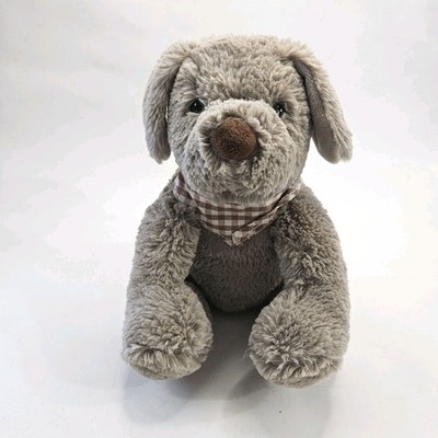 Brookstone Nap Brown Puppy Dog Warming Heating Plush Stuffed Animal Rare