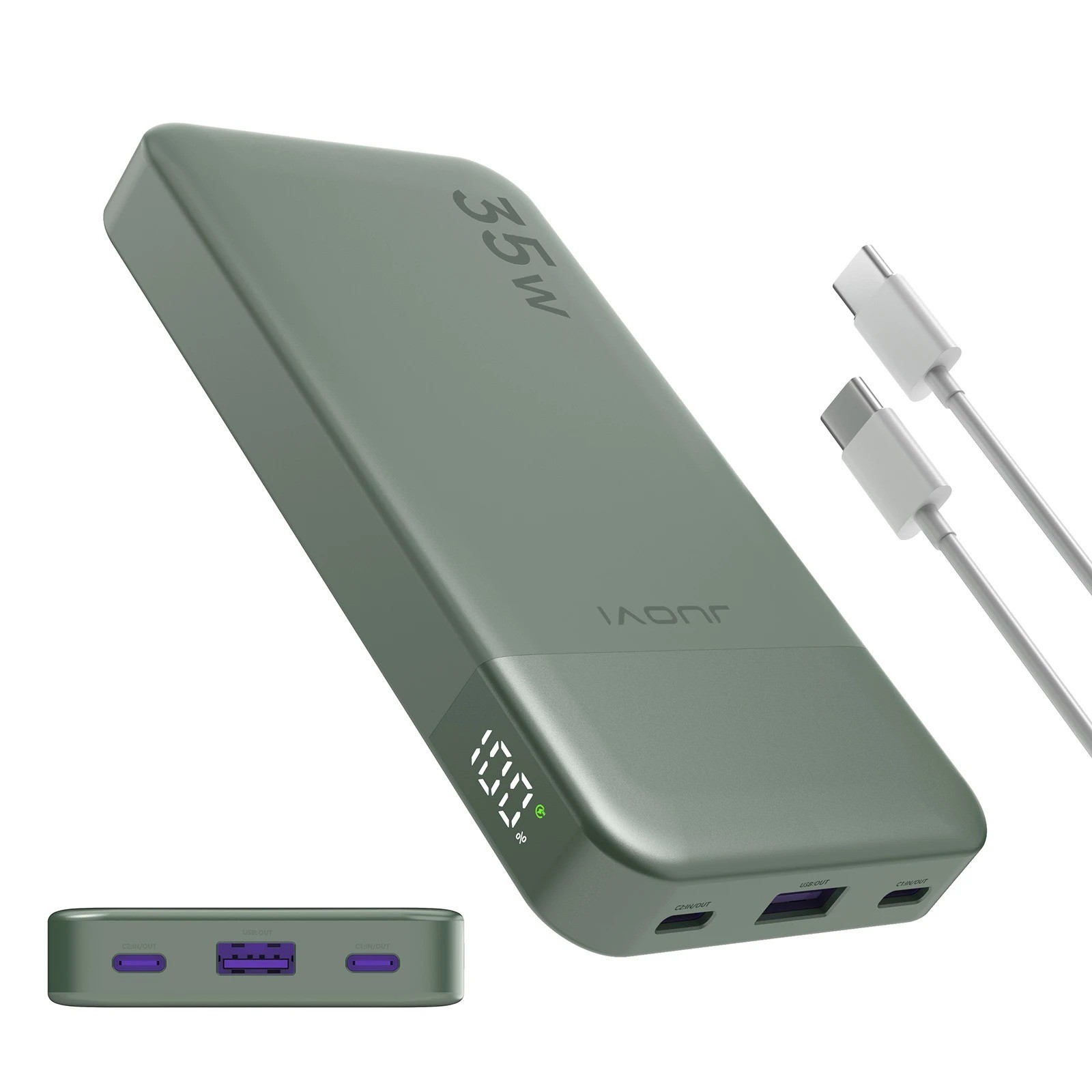 Power Bank 10000mAh 45W PD Fast charger External Backup Battery For Mobile Phone