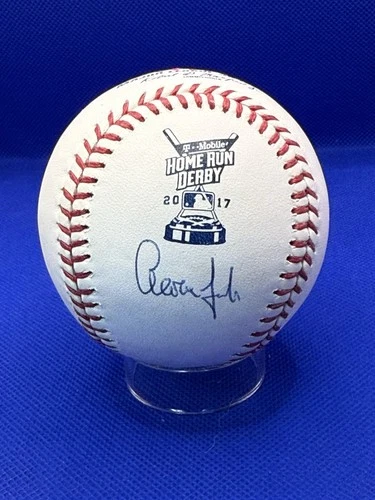 Aaron Judge 2017 Home Run Derby Signed Baseball Fanatics & MLB Certified
