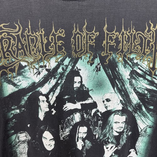 Camiseta De Colección Años 90 Cuna De Suciedad Funeral En Banda De Cárpatos Negro Metal Gótico - Imagen 8 de 24