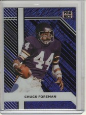 2024 LEAF COLLECTIVE PRO SET CHUCK FOREMAN #8/8 *PURPLE SHIMMER*