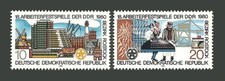 East Germany DDR Stamps 1980 The 18th Labour Festival in Rostock - MNH
