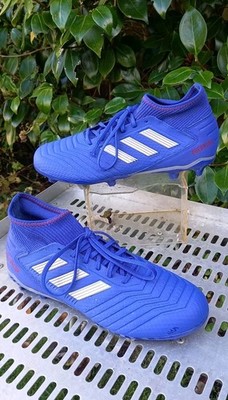 2018 Adidas Predator 19.3 FG blau silber Fußballschuhe...UK-Größe 9