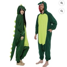 FUNZIEZ! - Disfraz de Dinosaurio Adulto Unisex Novedad Unión para Halloween XL