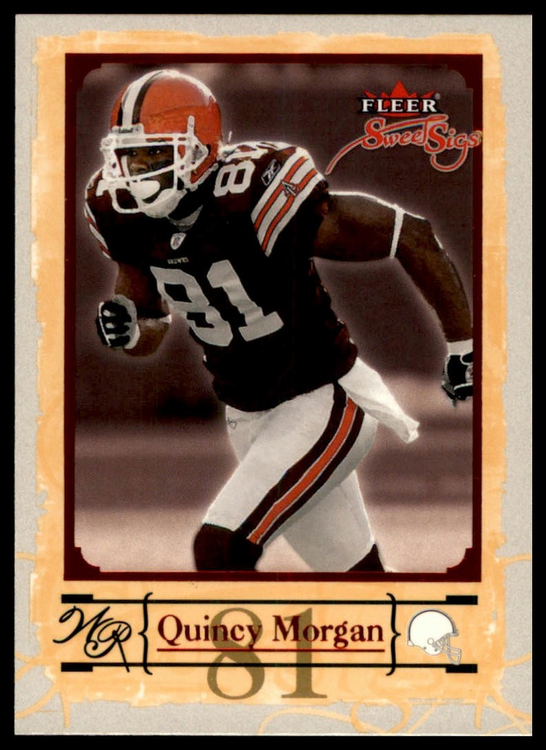 2004 Fleer Sweet Sigs Quincy Morgan 45 Chicago Bears