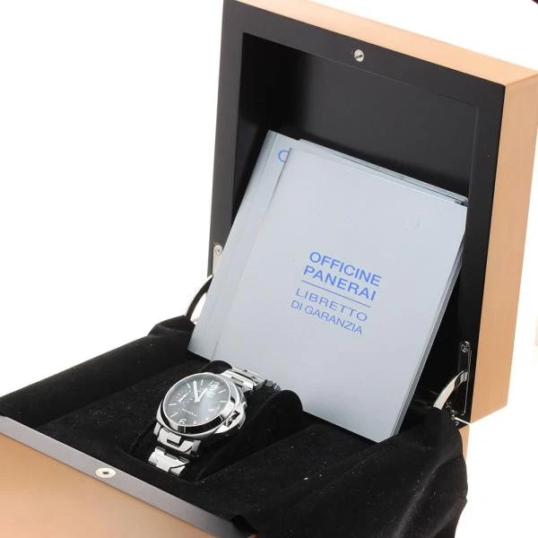 Panerai — Officine Panerai Luminor Marina PAM00050 40mm Black Dial Automatic Watch #C4243