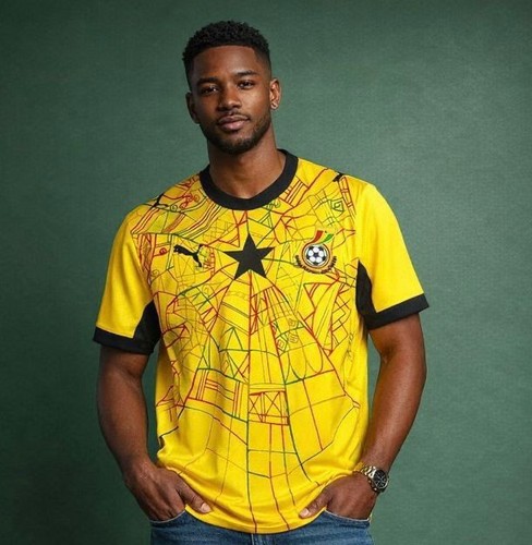 Ghana National Team Soccer Jersey Shirt, Multicolor "ANANSE” Jersey