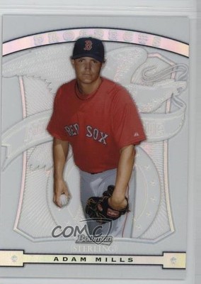 2009 Bowman Sterling Prospects Refractor /199 Adam Mills #BSP-AM 0m0