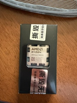 AMD Ryzen 7 9800X3D AM5 4.70GHz to 5.2GHz 8-Core 16 Thread Desktop Processor