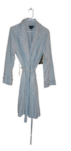 Polo Ralph Lauren Light Blue Plaid Robe M/L