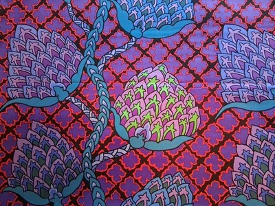 Full 1 Yards Fabric Paisley Flower Bright by Kaffe Fassett Collective Free Ship