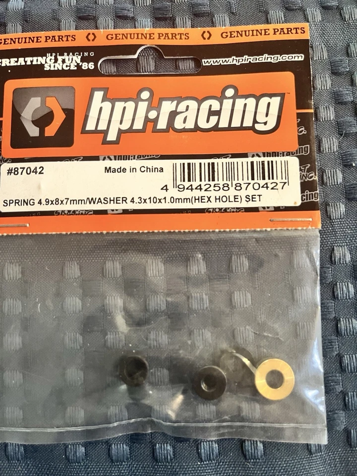 HPI Savage Slipper Clutch Spring and Washer HPI87042 Hobby Car Part Hex Hole Set - Image 2 of 4