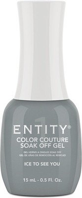 Entity One Color Couture Gel Polish ''Ice To See You!'' - Gray Crème, 15mL|5fl