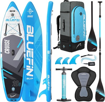 Bluefin SUP  Cruise 10'8'' Inflatable Stand Up Paddle Board - Legacy Blue