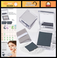 Oil Blotting Paper 300 Sheets with Mirror  Puff - Absorbs Face Oil, Controls Sh