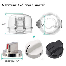 Mom'S Choice Gold Awards Winner - Stove Knob Covers for Child Safety 5  1 P...