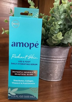 amope Radiant Skin Leg/Foot Daily Hydrating Serum-Instantly Reveals A Glow 3.5oz
