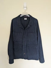 Apolis Global Citizen Indigo Wool Chore Coat Jacket Made in USA Men’s Size Large