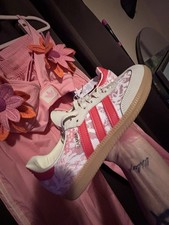 adidas Samba OG Liberty London Kazusa Floral Pink White Women's Sneakers