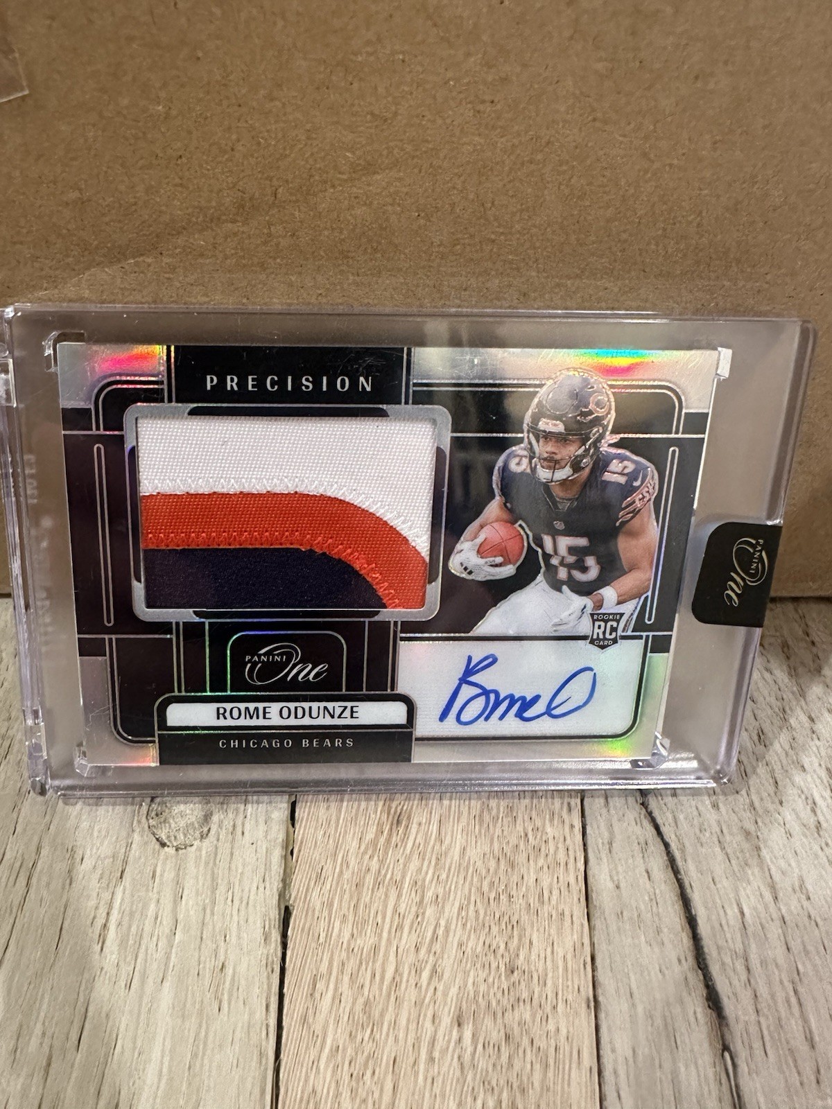 2024 Panini One - Precision Rookie Patch Autographs Rome Odunze #304 /99 (AU,...