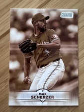 Max Scherzer 2025 Topps Stadium Club - Sepia Parallel Toronto Blue Jays #136