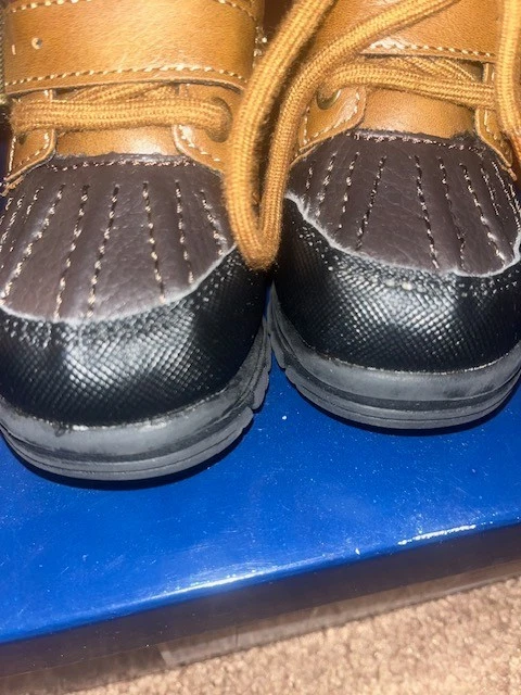 Botas Polo Ralph Lauren Criança Colbey Mid II Couro Marrom Tamanho 6 Bronzeado/Colate - Imagem 3 de 4